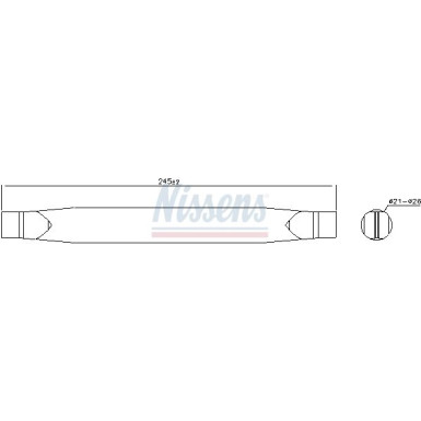 Nissens | Trockner, Klimaanlage | 95623