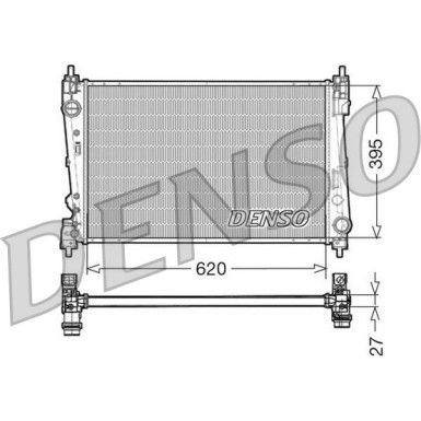 Denso | Kühler, Motorkühlung | DRM13015