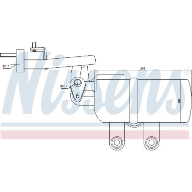 Nissens | Trockner, Klimaanlage | 95332