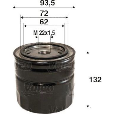 Valeo | Ölfilter | 586115