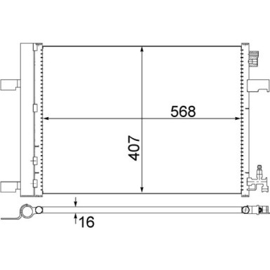 Mahle | Kondensator, Klimaanlage | AC 636 000S