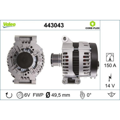 Valeo | Generator | 443043