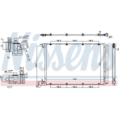 Nissens | Kondensator, Klimaanlage | 940432