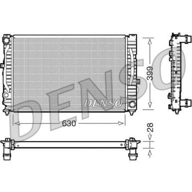 Denso | Kühler, Motorkühlung | DRM02032