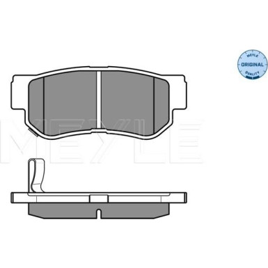 Meyle | Bremsbelagsatz, Scheibenbremse | 025 235 4314/W