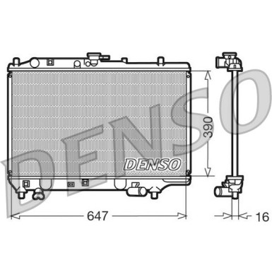 Denso | Kühler, Motorkühlung | DRM44006