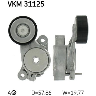 SKF | Spannrolle, Keilrippenriemen | VKM 31125