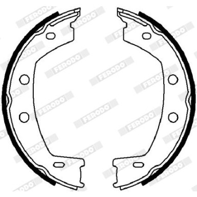 Ferodo | Bremsbackensatz, Feststellbremse | FSB4032