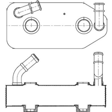 Mahle | Ölkühler, Automatikgetriebe | CLC 178 000S