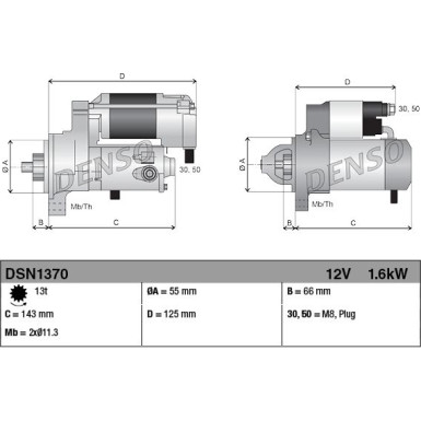 Denso | Starter | DSN1370