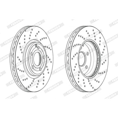 Ferodo | Bremsscheibe | DDF2054C-1