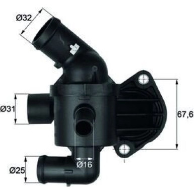 Mahle | Thermostat, Kühlmittel | TI 15 87