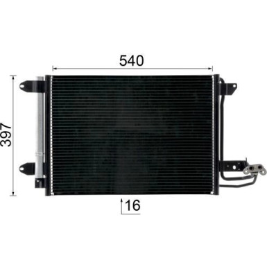 Mahle | Kondensator, Klimaanlage | AC 324 000S