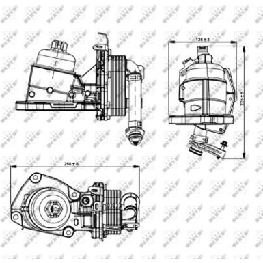 NRF | Ölkühler, Motoröl | 31354