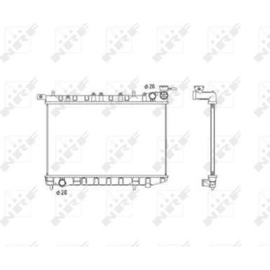 NRF | Kühler, Motorkühlung | 53583