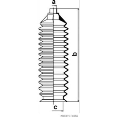 Herth+Buss Jakoparts | Faltenbalgsatz, Lenkung | J4103010