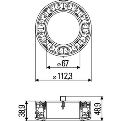 Hella | Heckleuchte | 2SB 009 362-011