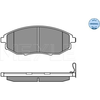 Meyle | Bremsbelagsatz, Scheibenbremse | 025 248 6417/W