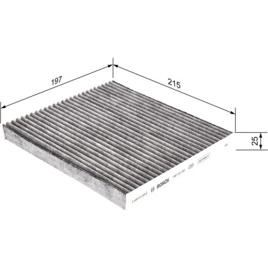 BOSCH 1 987 432 392 Innenraumfilter