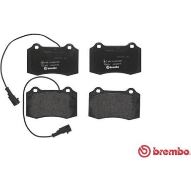 Brembo | Bremsbelagsatz, Scheibenbremse | P 23 074