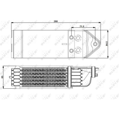 NRF | Ölkühler, Motoröl | 31202