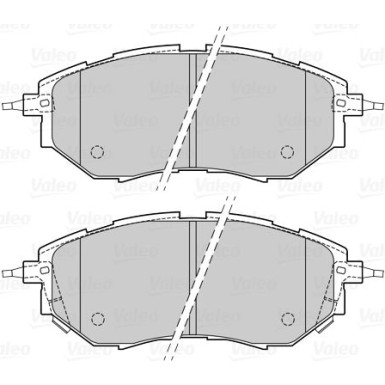 Valeo | Bremsbelagsatz, Scheibenbremse | 601580