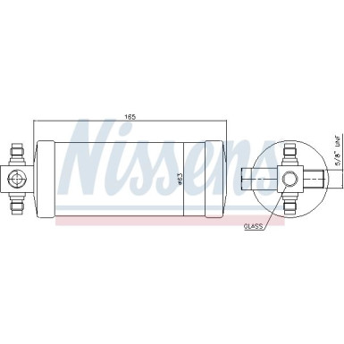 Nissens | Trockner, Klimaanlage | 95031