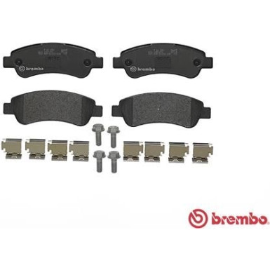 Brembo | Bremsbelagsatz, Scheibenbremse | P 61 091