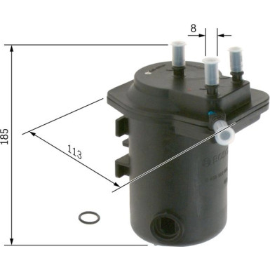 BOSCH | Kraftstofffilter | 0 450 907 008