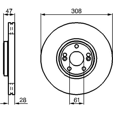 BOSCH | Bremsscheibe | 0 986 479 198