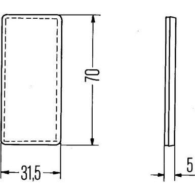 Hella | Rückstrahler | 8RA 004 412-001