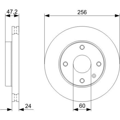 BOSCH | Bremsscheibe | 0 986 479 C01