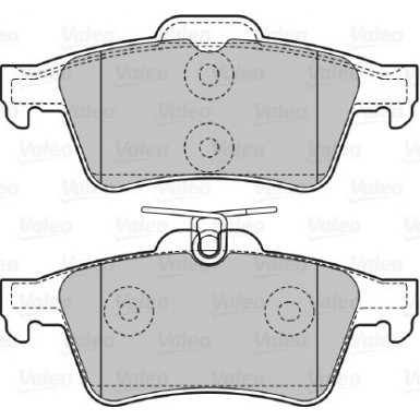 Valeo | Bremsbelagsatz, Scheibenbremse | 601008