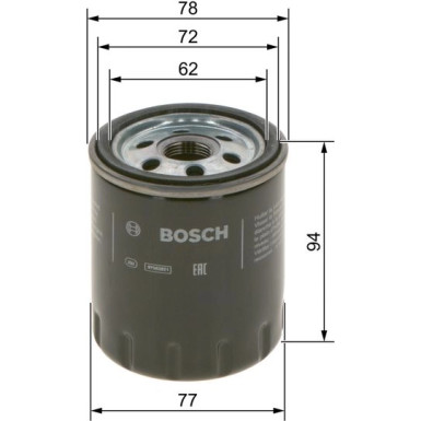 BOSCH F 026 407 268 Ölfilter