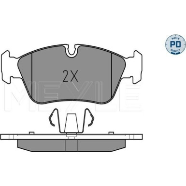 Meyle | Bremsbelagsatz, Scheibenbremse | 025 239 3517/PD