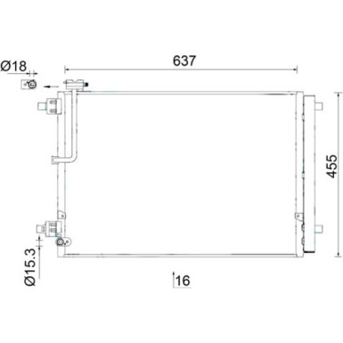 Mahle | Kondensator, Klimaanlage | AC 949 000S