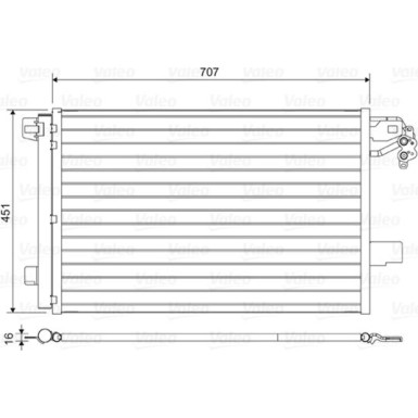 Valeo | Kondensator, Klimaanlage | 814461