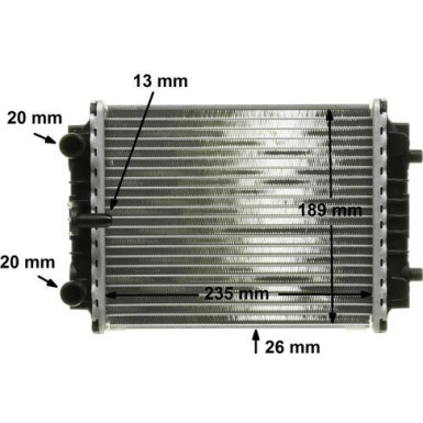 Mahle | Kühler, Motorkühlung | CR 913 000P