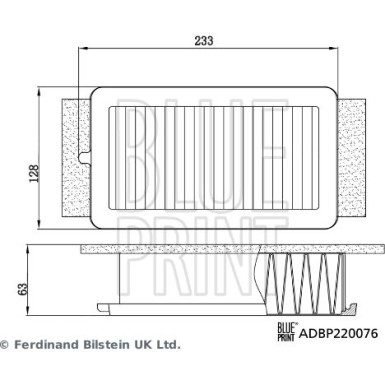 Blue Print | Luftfilter | ADBP220076