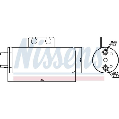 Nissens | Trockner, Klimaanlage | 95316