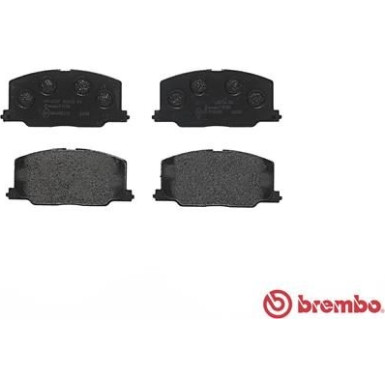 Brembo | Bremsbelagsatz, Scheibenbremse | P 83 016