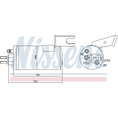 Nissens | Trockner, Klimaanlage | 95368