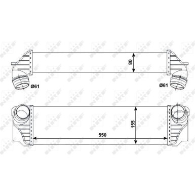 NRF | Ladeluftkühler | 30523