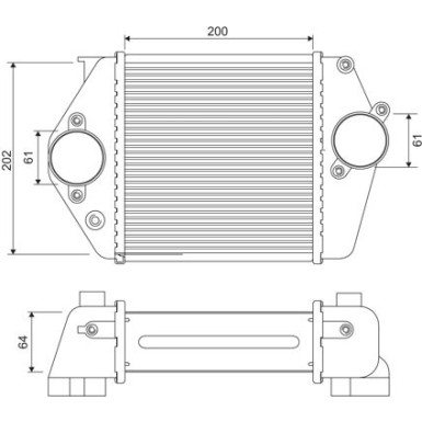 Valeo | Ladeluftkühler | 818380