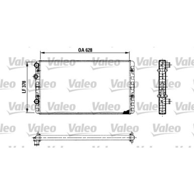 Valeo | Kühler, Motorkühlung | 730955