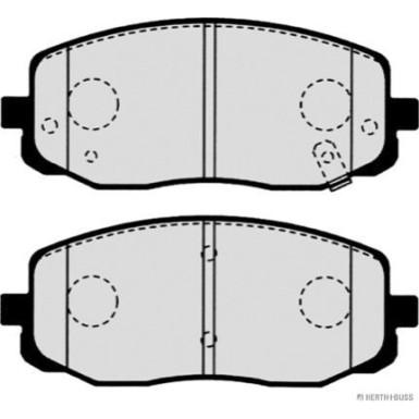 Herth+Buss Jakoparts | Bremsbelagsatz, Scheibenbremse | J3600506