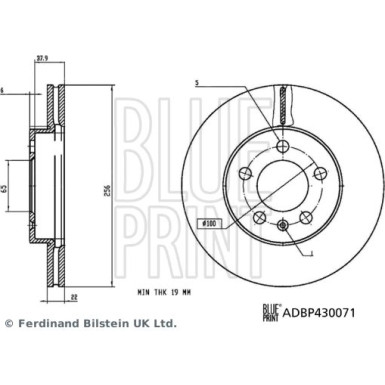 Blue Print | Bremsscheibe | ADBP430071