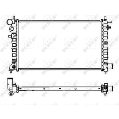 NRF | Kühler, Motorkühlung | 58068