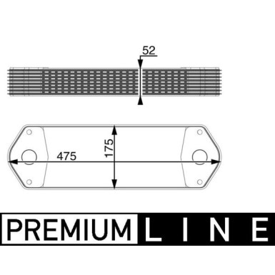 Mahle | Ölkühler, Motoröl | CLC 11 000P