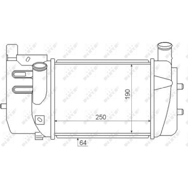NRF | Ladeluftkühler | 30346
